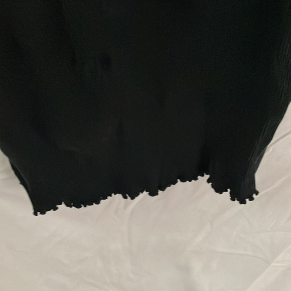 Banana Republic: Black, lace trimmed, ribbed tank top- size XL - Picture 8 of 9